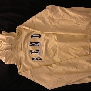 Full send hoodie yellow